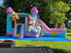 uni20backyard 1760379106 Unicorn Bounce & Slide